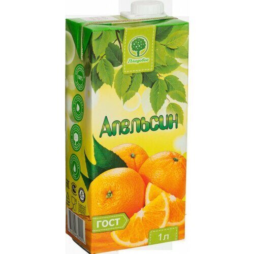 Сок Плодовое Апельсиновый 1л